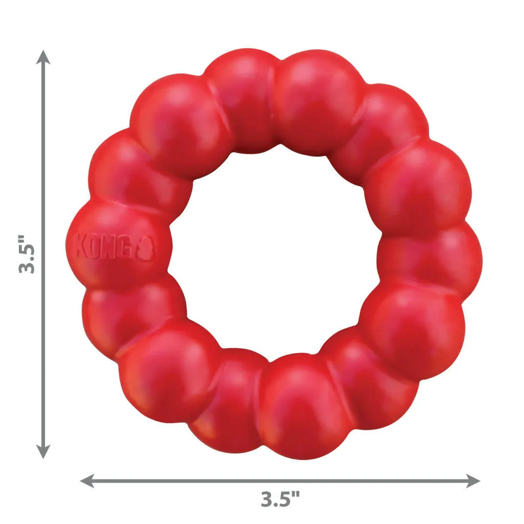 Shop KONG Ring Natural Rubber Chew Toy For Dogs (S/ M Size)