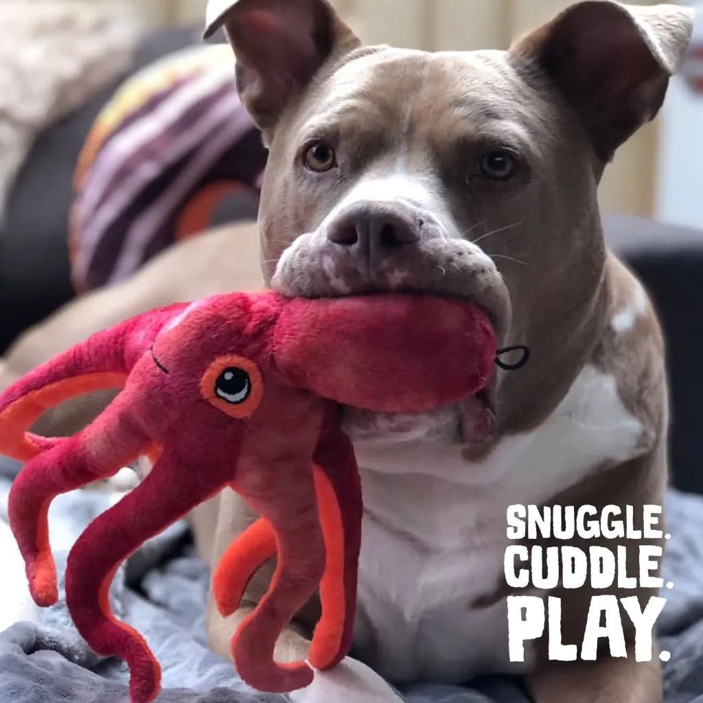 Snugarooz Olivia the Octopus Soft Durable Plush Dog Toy (11")