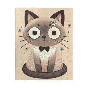 Spazzy Siamese Cat  - Puzzle (110, 252, 520)