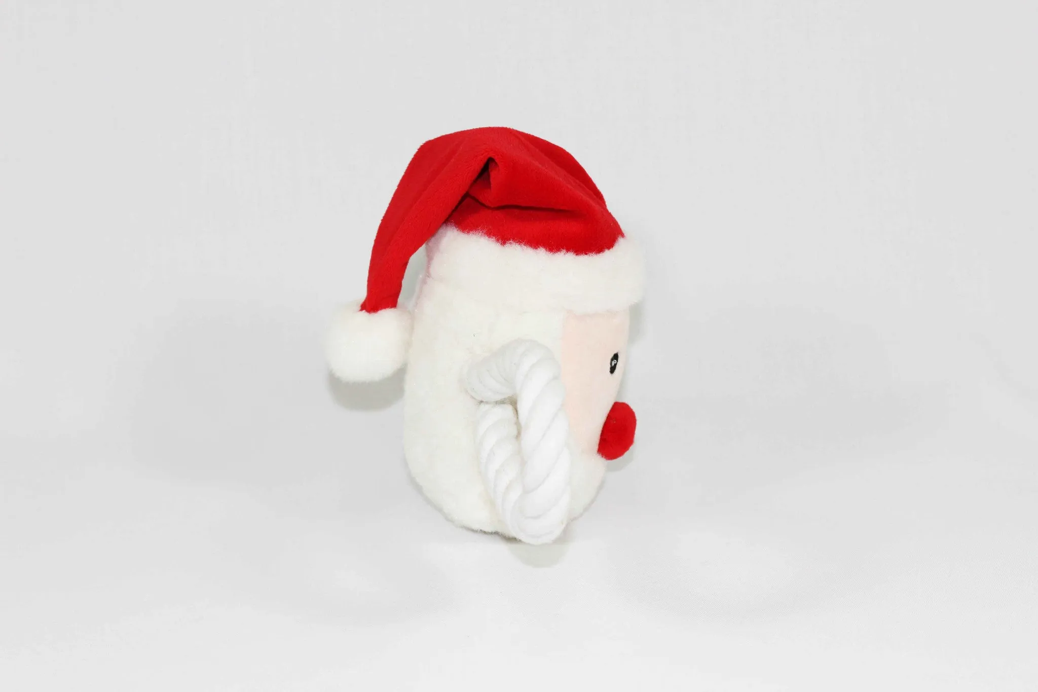 Squeaky Christmas Santa Tug Toy