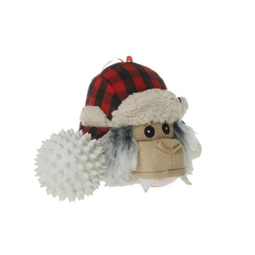 Tall Tails Yeti W/Hat 2-In-1 Plush Dog Toy