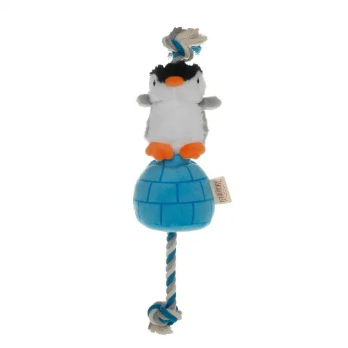 Territory Penguin Treat & Tug Plush Dog Toy