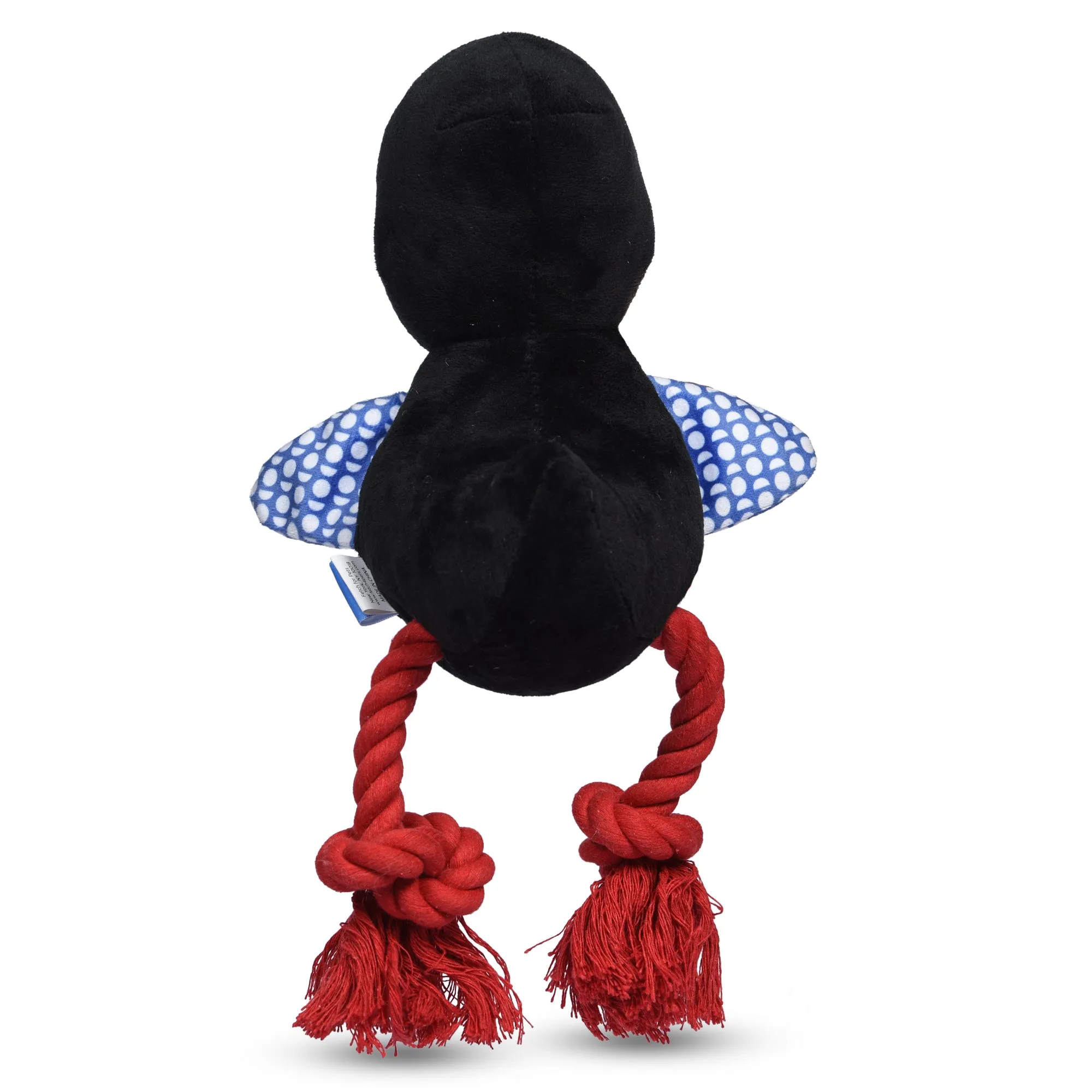 The Dodo Treat Dispensing Toy for Dogs with Rope Legs for Chewing