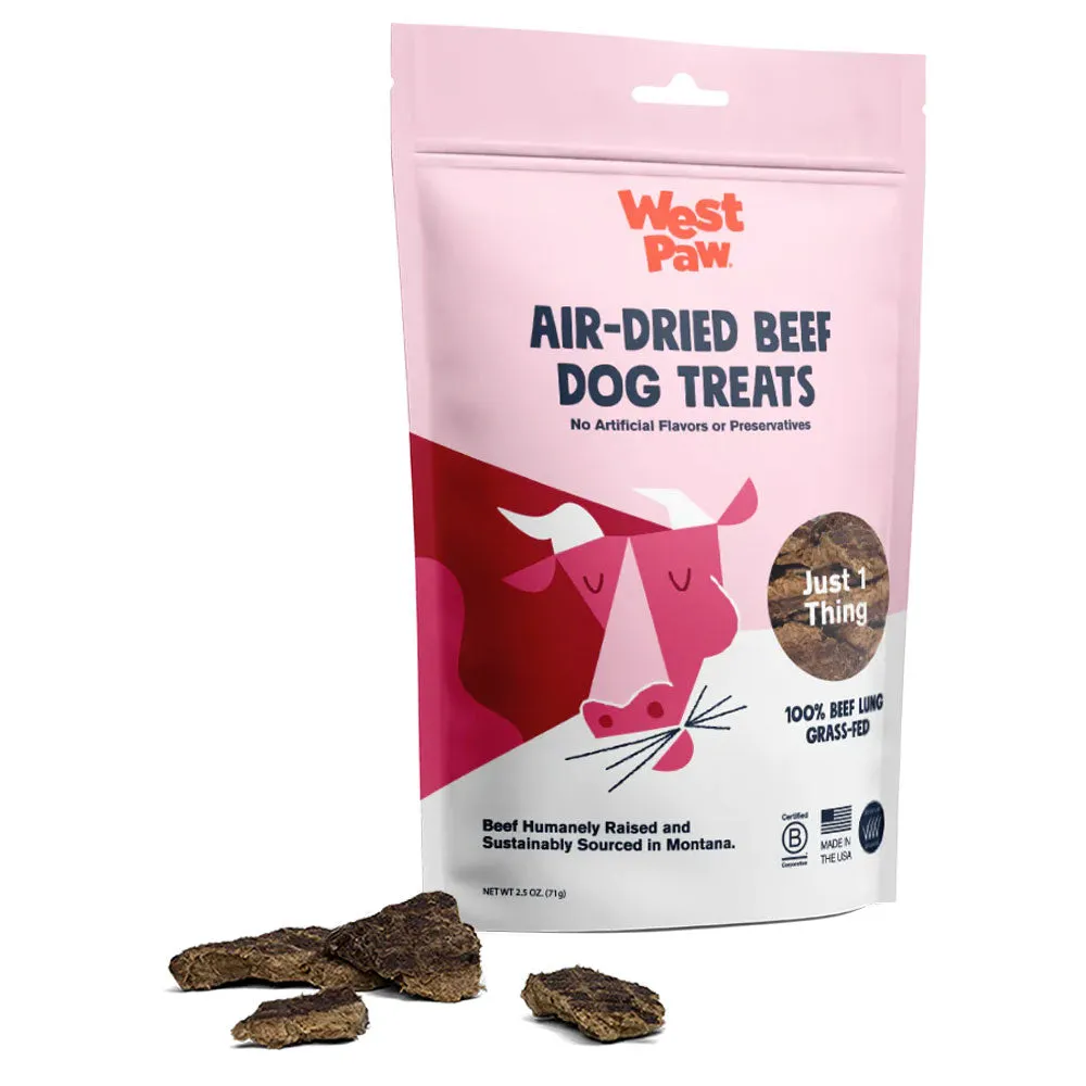 West Paw Air Dried Beef Lung Dog Treats