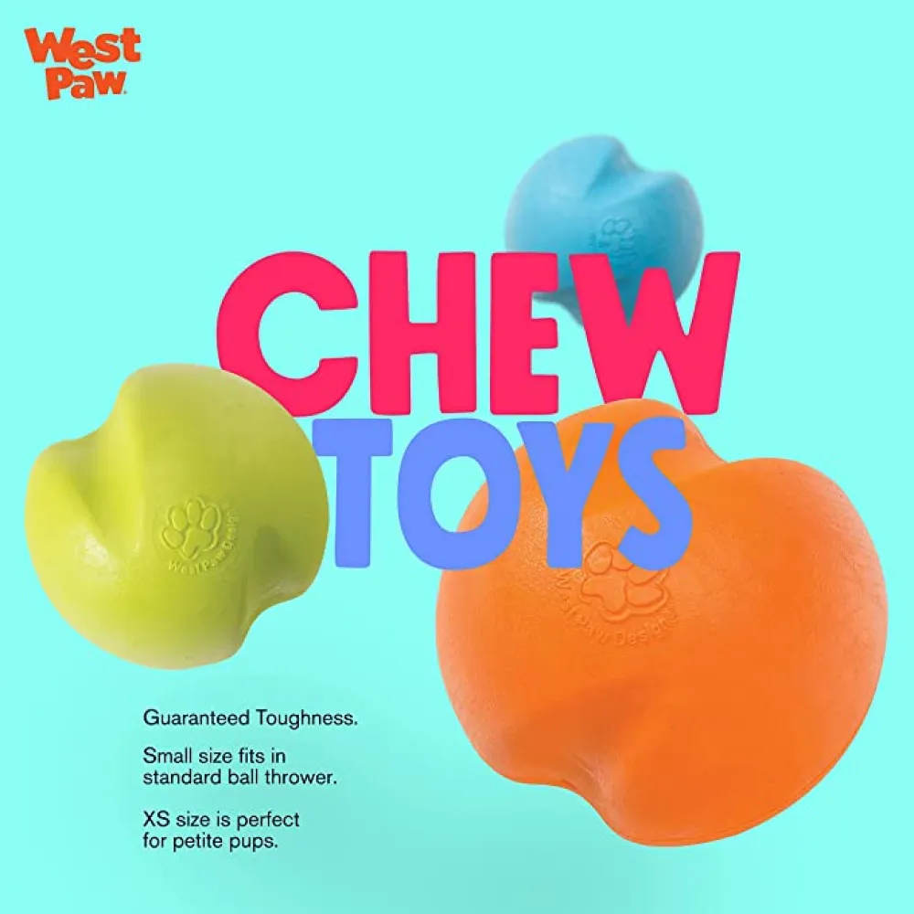 West Paw Design Jive Chew Toy for Dogs (Aqua)