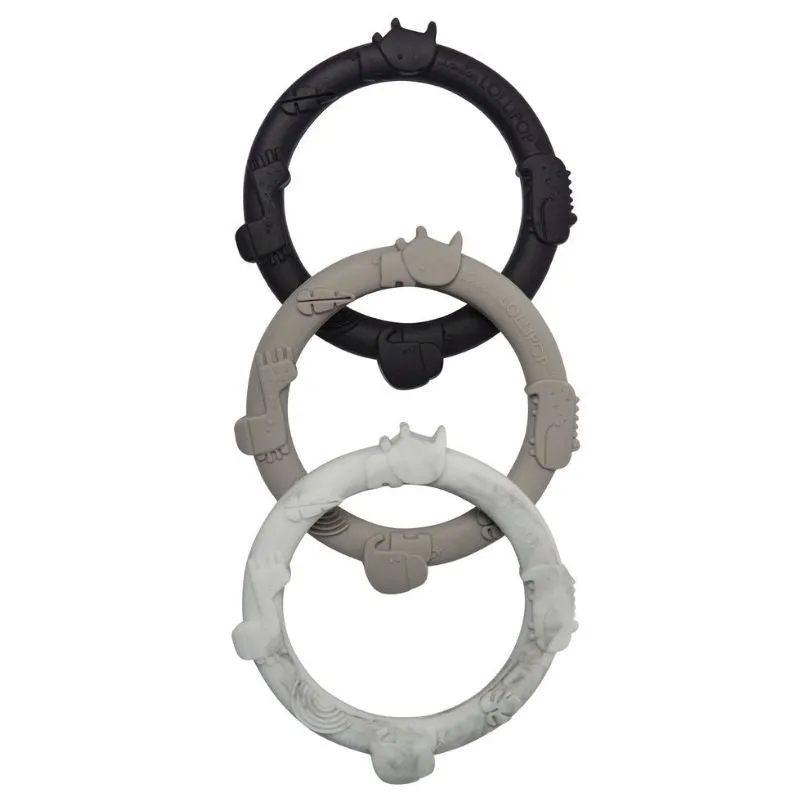 Wild Teething Ring Set