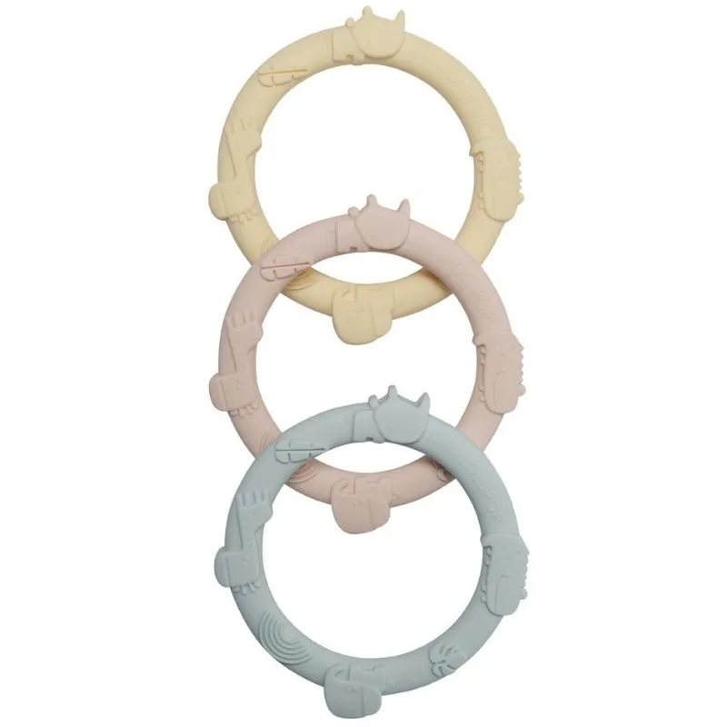 Wild Teething Ring Set