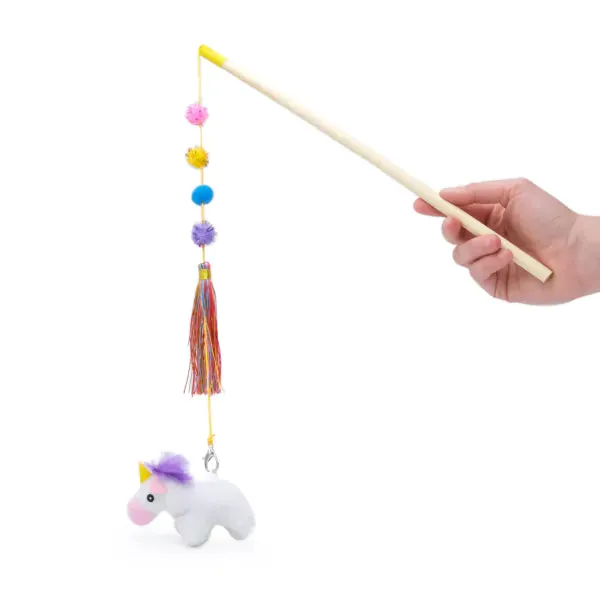 ZippyClaws ZippyStick - Unicorn Cat Toy